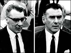 Composite picture of Ronnie (l) and Reggie Kray