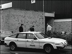 The Brinks Mat warehouse just after the robbery