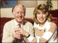 Frank Bough and Selina Scott