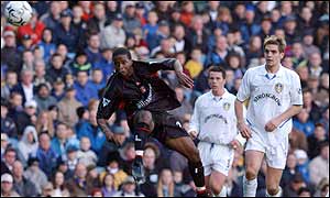 Kevin Lisbie scores with ten minutesof regular time remaining