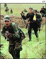 Rebels from the Revolutionary Armed Forces of Colombia 