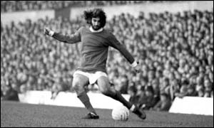 Best made his debut for Manchester United in 1963