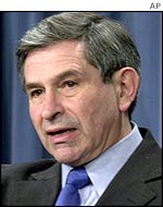 US Deputy Defence Secretary Paul Wolfowitz 