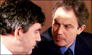 Gordon Brown and Tony Blair