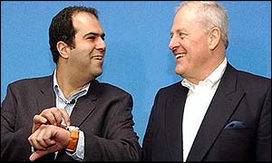 Stelios Haji-Ioannou and Sir Colin Chandler