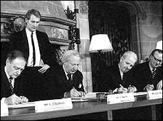 Signing of Council of Ireland Agreement