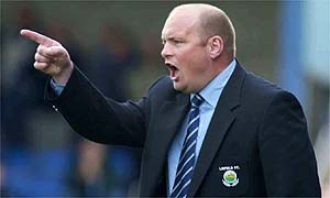 Linfield manager David Jeffrey is having a tough time this season