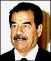 Iraqi President Saddam Hussein
