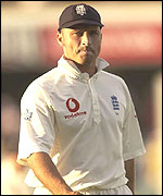 A glum-looking Nasser Hussain