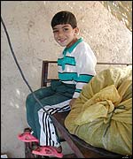Young boy in Tehran
