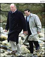 King Carlos on beach