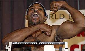Roy Jones jnr is 50 pounds lighter than Ruiz