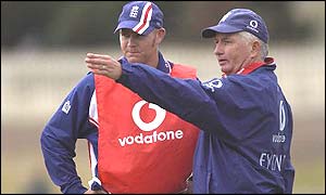 Matthew Hoggard and Duncan Fletcher