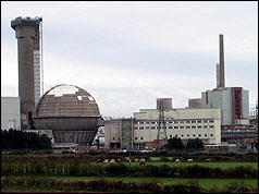 Sellafield nuclear processing plant in Cumbria