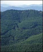 Mountains of southern Bulgaria