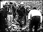 Belgian riot policeman in Heysel Stadium (AP)