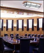 Broadcasting House's boardroom