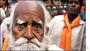 Supporters of hard-line Hindu nationalist group Shiv Sena