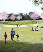 Artist's impression of the Diana permanent memorial 