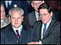 Slobodan Milosevic and Richard Holbrooke