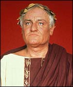 Charles Gray in the BBC TV production of Julius Caesar