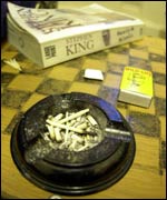 Chess board drawn on a chair