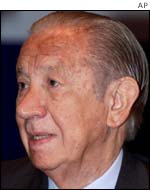 Juan Antonio Samaranch, former president of the IOC