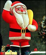 Inflatable Santa