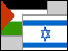 Israeli and Palestinian flags