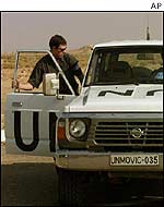 UN car in Iraq