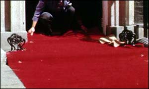 Carpet at front door