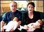 Alan and Judith Kilshaw with the twins