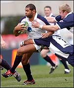 Colin Charvis made some trademark surging breaks 