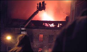 Firefighters in action (Pic: John McLaggan)