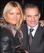 George Best and wife Alex at Television Centre