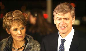 Arsene Wenger arrives at the awards
