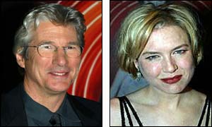 Richard Gere and Renee Zell