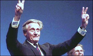 Former Tory deputy leader Michael Heseltine