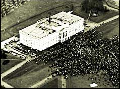 Aerial photograph of Stormont Castle, near Belfast