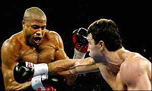 Wladimir Klitschko of the Ukraine v Jameel McCline of USA