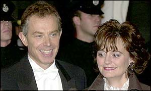 Tony and Cherie Blair in November