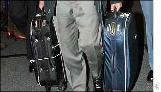 The suitcases containing the Iraqi declaration