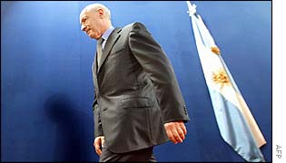 Economy Minister Roberto Lavagna