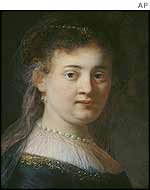 Portrait of Saskia van Uylenburgh