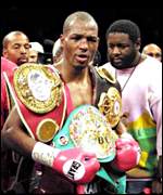 Triple middleweight champion Bernard Hopkins