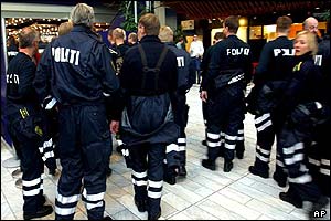 Danish police in the 