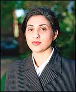 Zaiba Malik - picture courtesy of Channel4