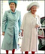 The Queen Mother and Princess Margaret