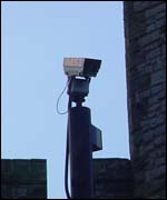 CCTV camera in Caernarfon