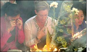 Memorial ceremony in Bali